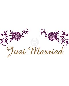 Just Married Rozentakjes 