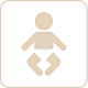 Pictogram Baby verzorgingsplaats sticker