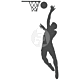 Basketballen sticker