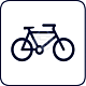 Pictogram Fietsenstalling sticker