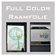 Raamfolie met full color print zelf ontwerpen