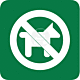 Pictogram Verboden voor honden sticker