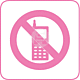 Pictogram Telefoons niet toegestaan sticker