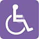 Pictogram Toegankelijk voor invaliden sticker
