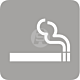 Pictogram Roken toegestaan sticker