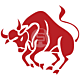 Stier sticker