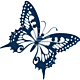 vlinder sticker 2