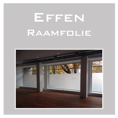 Effen raamfolie