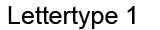 lettertype1