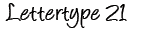 lettertype21
