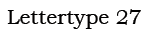 lettertype27