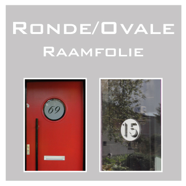 Raamfolie rond